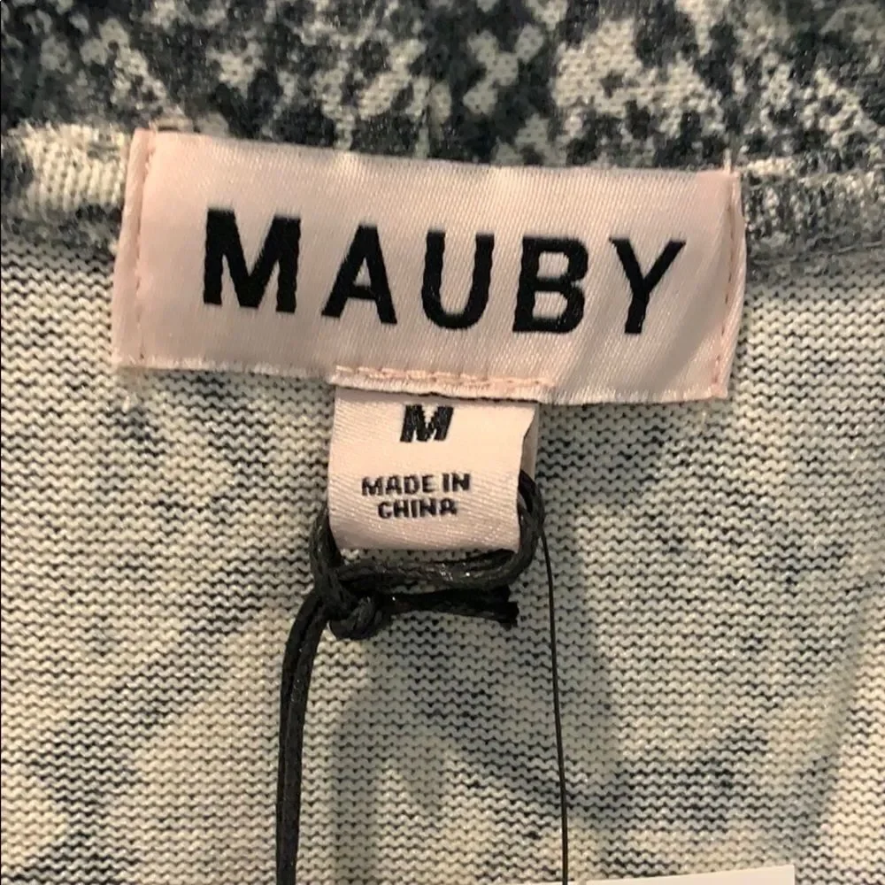 NWT Mauby Open front cardigan python charco… - Picture 4 of 11